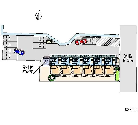 ★手数料０円★富山市上袋　月極駐車場（LP）